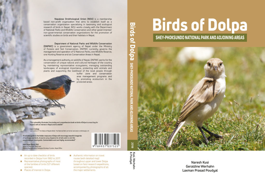 Cover Page of Birds of Dolpa.indd