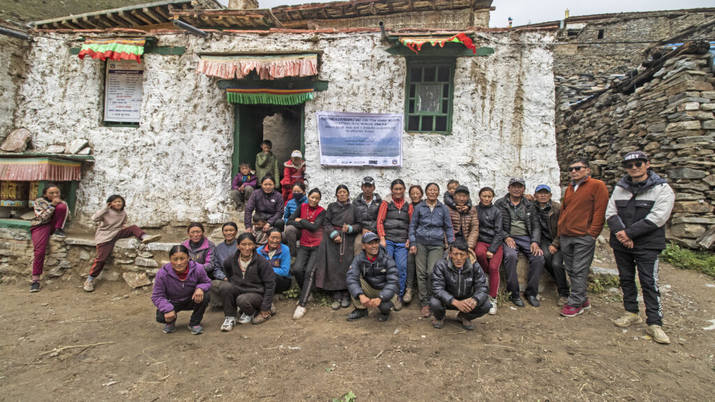 Participants of the conservation workshop in Dzang village.